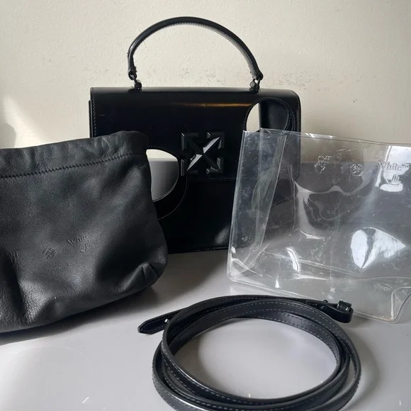 Off white Meteor Jitney Leather Bag - Picture 10 of 15